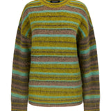 Nagnata Alpaca Stripe Sweater - Antique Moss