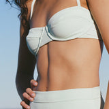 Seaglass Textured High Waistband Brief