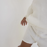 Bubble Knit Short - Coconut