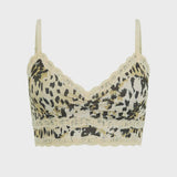Spell Snow Leopard Lace Bralette - Animal