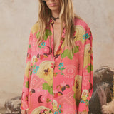 Libertine Shirt Dress - Cayenne