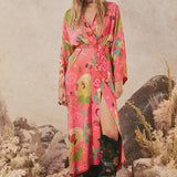 Libertine Reversible Robe - Cayenne