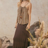 Lou Lou Knit Midi Skirt - Cocao