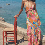 Spell Aphrodite Bias Maxi Dress - Rose