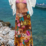 Spell Birth of Venus Maxi Skirt - Caramel