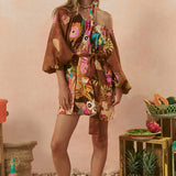 Spell Birth of Venus Tunic Dress - Caramel