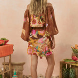 Spell Birth of Venus Tunic Dress - Caramel