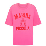 Spell Marina Piccola Oversized Biker Tee - Cosmos Pink
