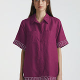 Sig Linen Shirt - Plum