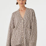 Arcaa Emmet Cardigan - Chocolate & Cream