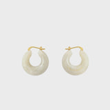 Vanessa Baroni Circlet Earring - Snow White