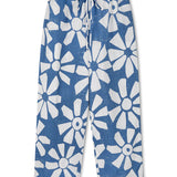 Geo Flower Cotton Pant
