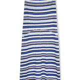 Ocean Retro Stripe Panelled Knit Skirt