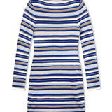Ocean Retro Stripe Knit Dress