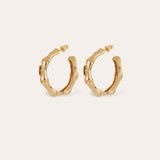 Gas Bijoux Bambou Creole Earrings
