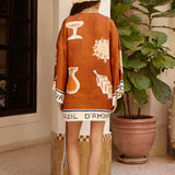 Alemais Soleil D'Amour Wrap Mini Dress