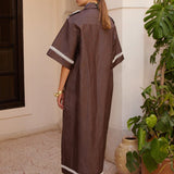 Alemais Leandra Corded Relaxed Shirtdress