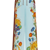 Dahlia Floral Linen Pants
