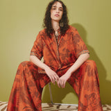 Alemais Monkey Dance Silk Palazzo Pant