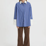 Blanca Opal Shirt - Blue/White