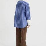 Blanca Opal Shirt - Blue/White