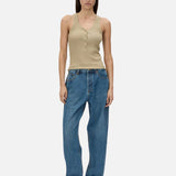 Camilla and Marc Nora Button Down Tank - Sepia