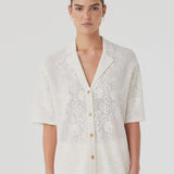Arcaa Aster Crochet Shirt - Cream