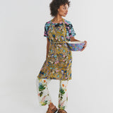 Bird of Paradise Linen Apron