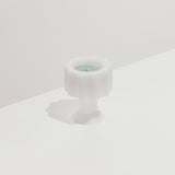 Wave Candle Holder - White