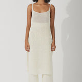 Milk Cotton Crochet Dress - Milk