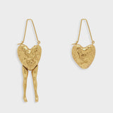 Hero Heart Man Earrings