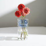 Balance Vase - Clear & Blue