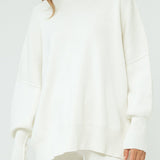 Harper Organic Knit Sweater - Cream
