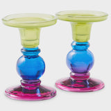 Sapphire Delight Candlestick 2P Set